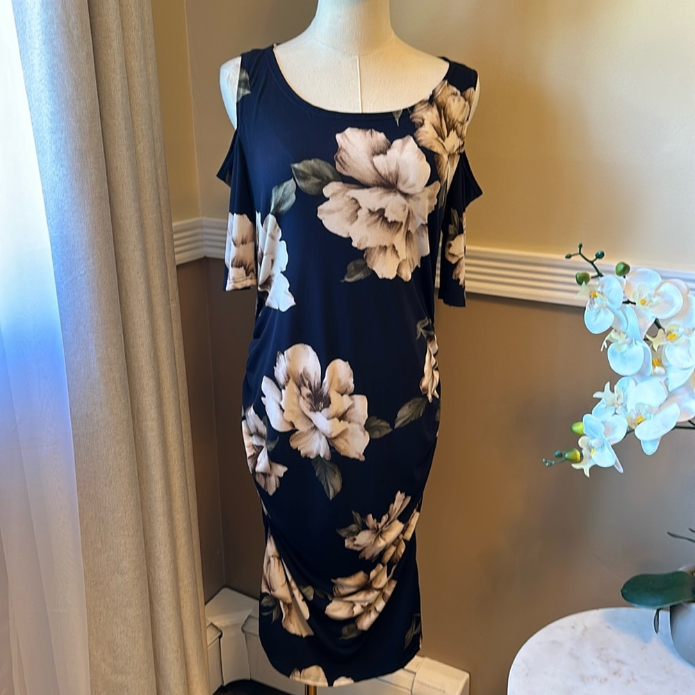 Floral Navy Dress